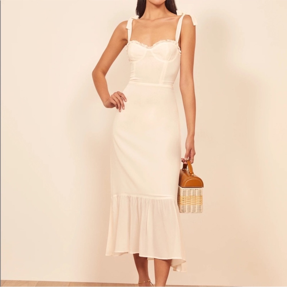 Reformation Nikita dress is ivory